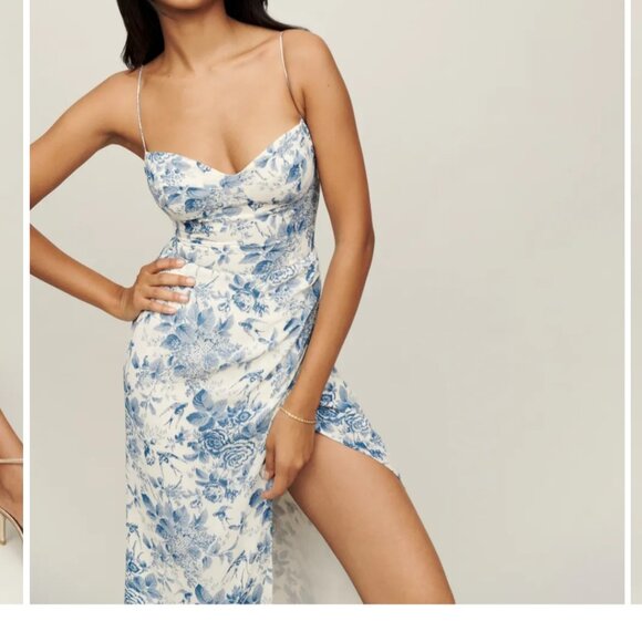 Reformation Kourtney Dress Size 8 - Picture 2 of 4